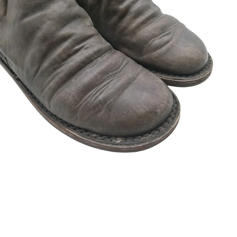 Trippen Boots Womens Size 9 Brown Leather Wedge Ankle Pull On Casual Booties